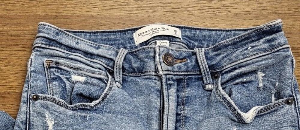 Abercrombie &Fitch Jeans Womens 24 Skinny Ankle high rise curve love